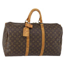 LOUIS VUITTON Monogram Keepall 50 Boston Bag M41426 LV Auth 152782-1
