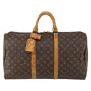 LOUIS VUITTON Monogram Keepall 50 Boston Bag M41426 LV Auth 152782-13