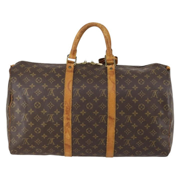LOUIS VUITTON Monogram Keepall 50 Boston Bag M41426 LV Auth 152782 - 0