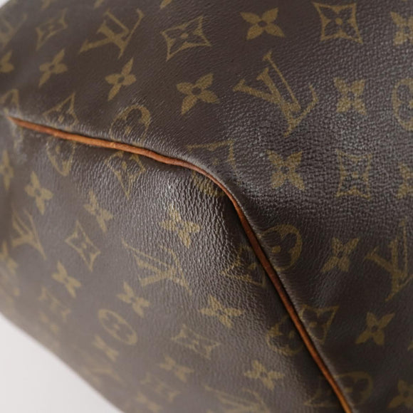 LOUIS VUITTON Monogram Keepall 55 Boston Bag M41424 LV Auth 152783