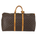 LOUIS VUITTON Monogram Keepall 55 Boston Bag M41424 LV Auth 152783-3