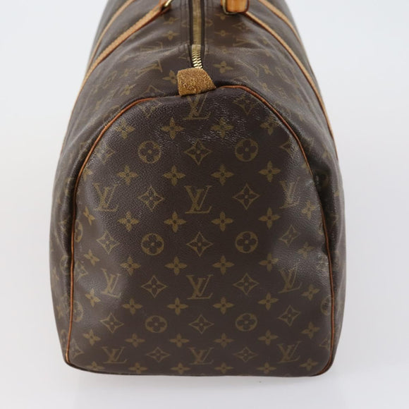 LOUIS VUITTON Monogram Keepall 55 Boston Bag M41424 LV Auth 152783