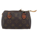 LOUIS VUITTON Monogram Mini Speedy Hand Bag M41534 LV Auth 152784-13