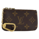 LOUIS VUITTON Monogram Pochette Cles Coin Purse M60033 LV Auth 152785-1