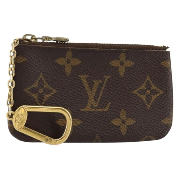 LOUIS VUITTON Monogram Pochette Cles Coin Purse M60033 LV Auth 152785