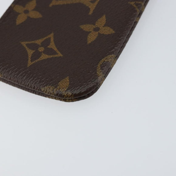 LOUIS VUITTON Monogram Pochette Cles Coin Purse M60033 LV Auth 152785