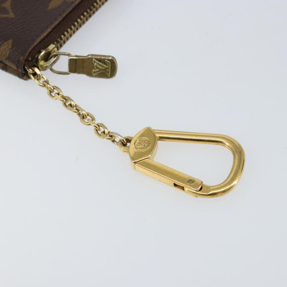 LOUIS VUITTON Monogram Pochette Cles Coin Purse M60033 LV Auth 152785