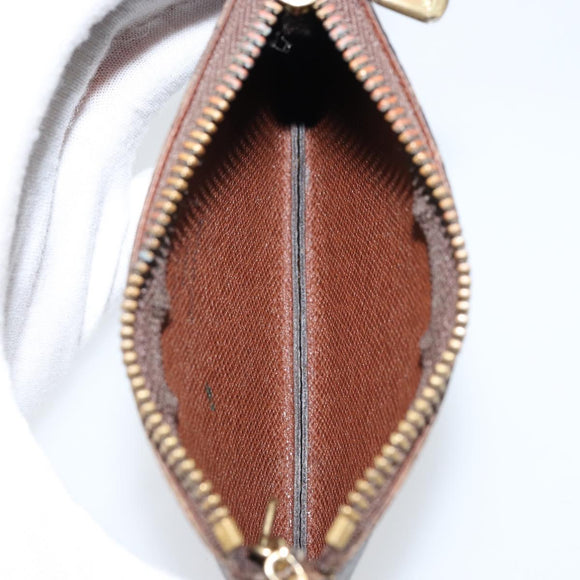 LOUIS VUITTON Monogram Pochette Cles Coin Purse M60033 LV Auth 152785