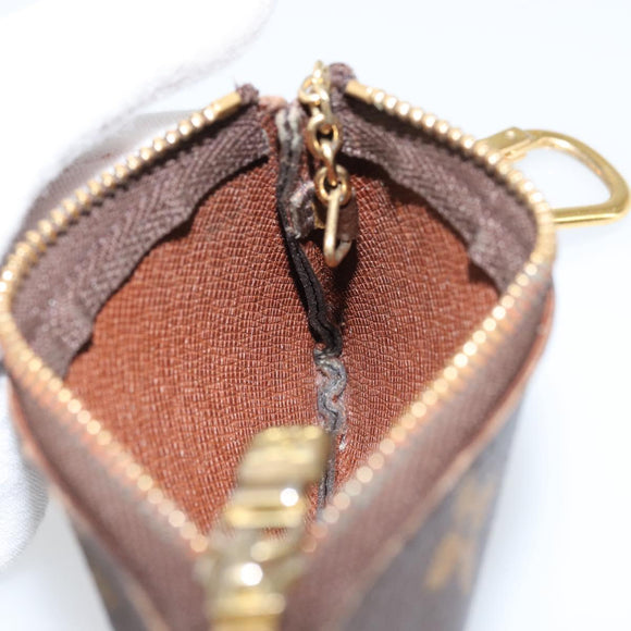 LOUIS VUITTON Monogram Pochette Cles Coin Purse M60033 LV Auth 152785