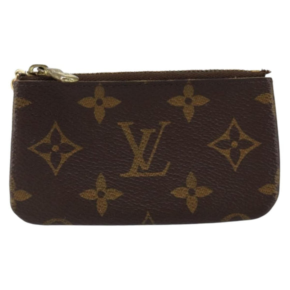 LOUIS VUITTON Monogram Pochette Cles Coin Purse M60033 LV Auth 152785