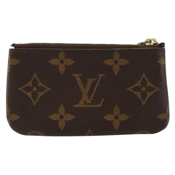 LOUIS VUITTON Monogram Pochette Cles Coin Purse M60033 LV Auth 152785