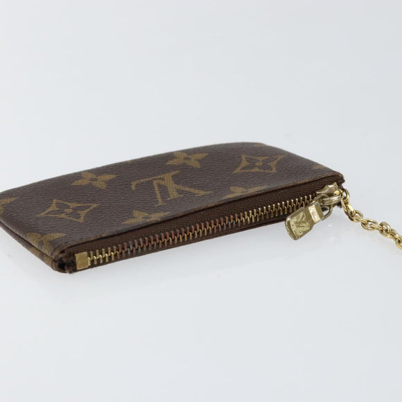 LOUIS VUITTON Monogram Pochette Cles Coin Purse M60033 LV Auth 152785