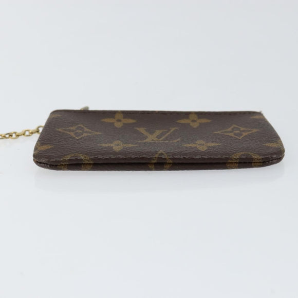 LOUIS VUITTON Monogram Pochette Cles Coin Purse M60033 LV Auth 152785