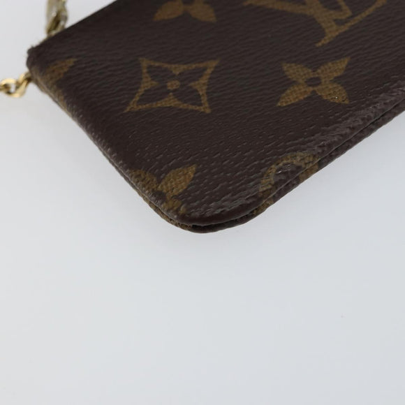 LOUIS VUITTON Monogram Pochette Cles Coin Purse M60033 LV Auth 152785