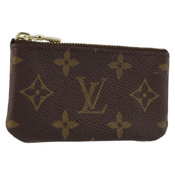 LOUIS VUITTON Monogram Pochette Cles Coin Purse M60033 LV Auth 152786