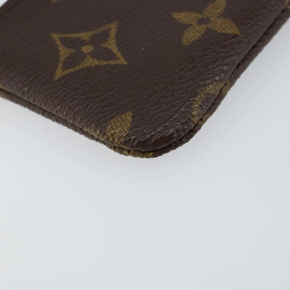 LOUIS VUITTON Monogram Pochette Cles Coin Purse M60033 LV Auth 152786