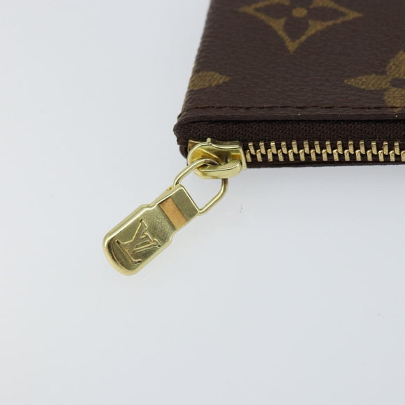 LOUIS VUITTON Monogram Pochette Cles Coin Purse M60033 LV Auth 152786