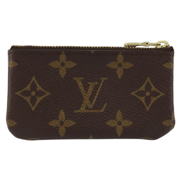 LOUIS VUITTON Monogram Pochette Cles Coin Purse M60033 LV Auth 152786