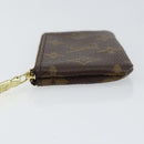 LOUIS VUITTON Monogram Pochette Cles Coin Purse M60033 LV Auth 152786-4