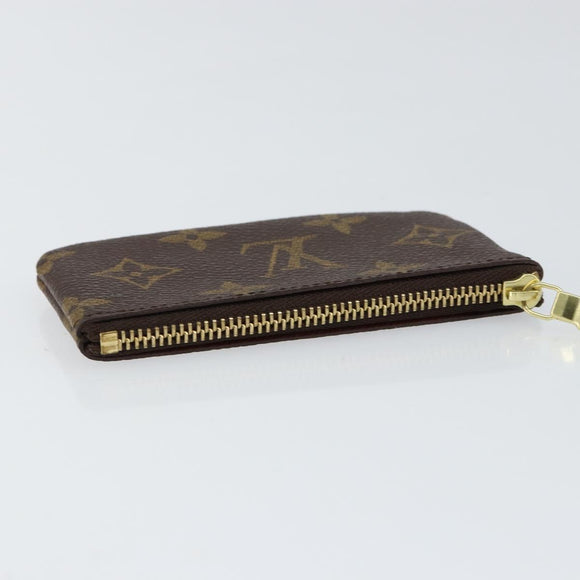 LOUIS VUITTON Monogram Pochette Cles Coin Purse M60033 LV Auth 152786