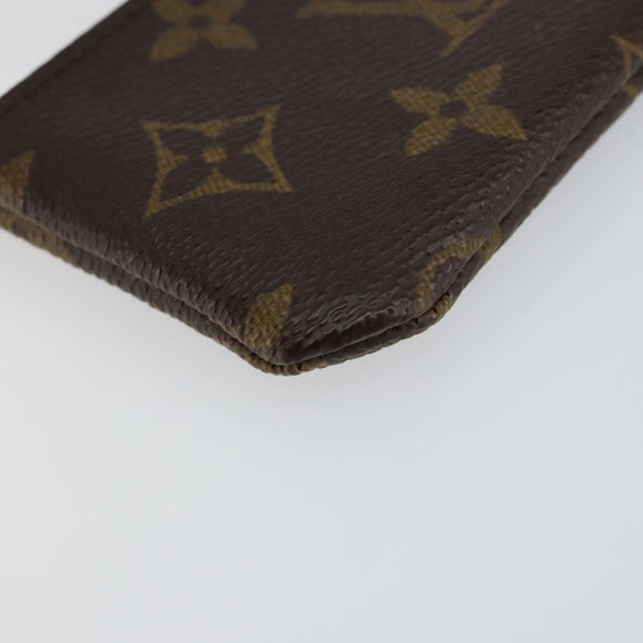 LOUIS VUITTON Monogram Pochette Cles Coin Purse M60033 LV Auth 152786