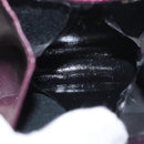 Salvatore Ferragamo Chain Gancini Shoulder Bag Suede Purple Gold Auth 152790-10