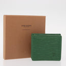 LOUIS VUITTON Epi Porte Monnaie Boite Coin Purse Green M63694 LV Auth 152791V-12