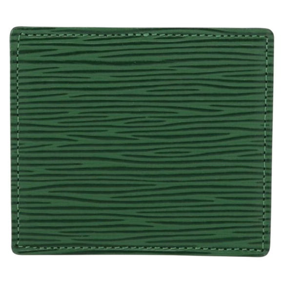 LOUIS VUITTON Epi Porte Monnaie Boite Coin Purse Green M63694 LV Auth 152791V