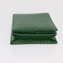 LOUIS VUITTON Epi Porte Monnaie Boite Coin Purse Green M63694 LV Auth 152791V-4