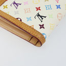 LOUIS VUITTON Multicolor Portefeuille Viennois Wallet White M92987 Auth 152793-17