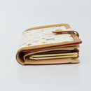 LOUIS VUITTON Multicolor Portefeuille Viennois Wallet White M92987 Auth 152793-3