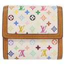 LOUIS VUITTON Multicolor Porte Monnaie Billets Cartes Credit M92983 Auth 152794-2