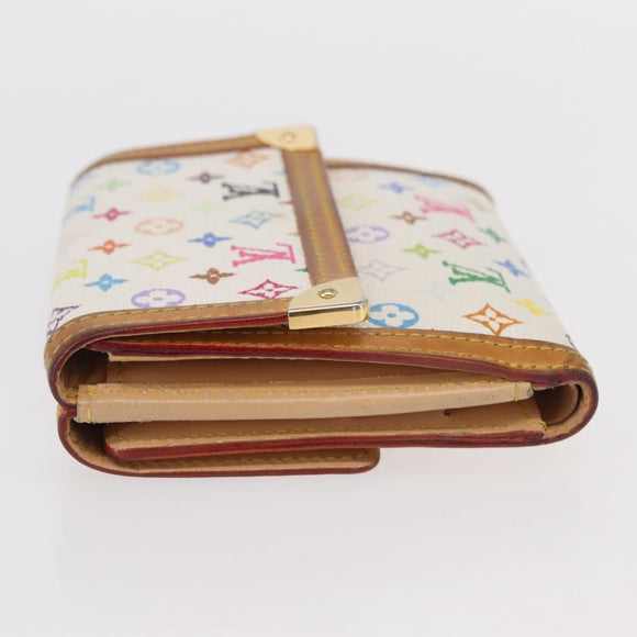 LOUIS VUITTON Multicolor Porte Monnaie Billets Cartes Credit M92983 Auth 152794