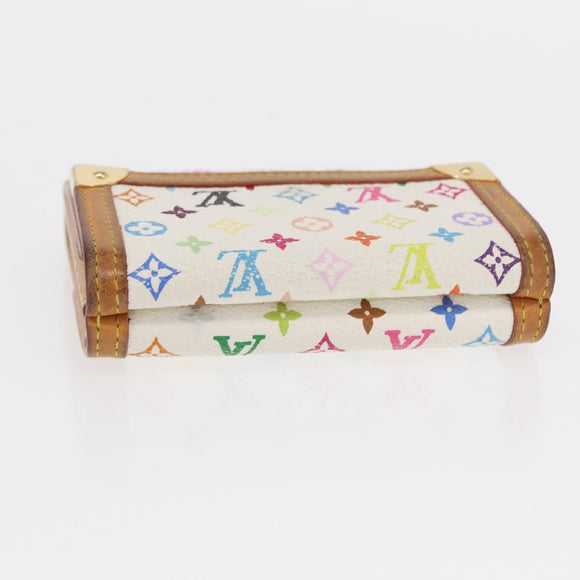 LOUIS VUITTON Multicolor Porte Monnaie Billets Cartes Credit M92983 Auth 152794