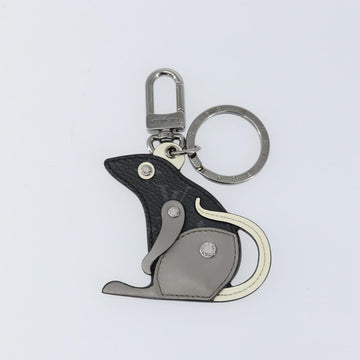 LOUIS VUITTON Monogram Eclipse Porte Cles LV Rat Key Holder M68835 Auth 152795 - 0