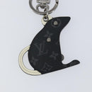 LOUIS VUITTON Monogram Eclipse Porte Cles LV Rat Key Holder M68835 Auth 152795-8