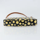 LOUIS VUITTON Vernis Yayoi Kusama Pochette Accessoires Black M91427 Auth 152796-5