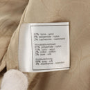 CHANEL Setup Jacket Tweed Beige CC Auth 152798V-15