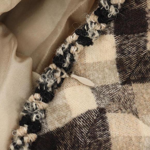 CHANEL Setup Jacket Tweed Beige CC Auth 152798V