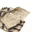 CHANEL Setup Jacket Tweed Beige CC Auth 152798V-19