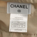 CHANEL Setup Jacket Tweed Beige CC Auth 152798V-20