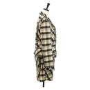 CHANEL Setup Jacket Tweed Beige CC Auth 152798V-4