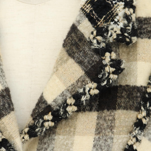 CHANEL Setup Jacket Tweed Beige CC Auth 152798V