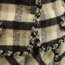 CHANEL Setup Jacket Tweed Beige CC Auth 152798V-7