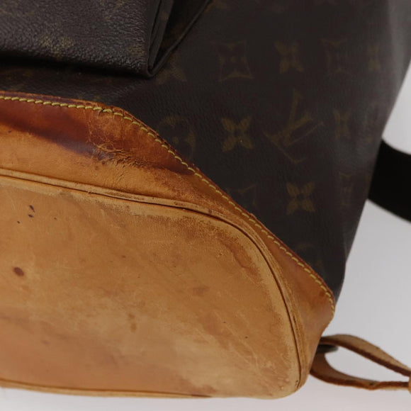 LOUIS VUITTON Monogram Montsouris GM Backpack M51135 LV Auth 152800