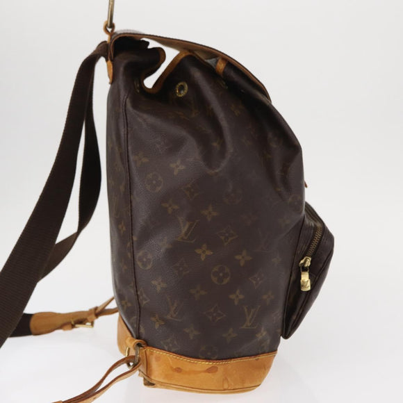 LOUIS VUITTON Monogram Montsouris GM Backpack M51135 LV Auth 152800