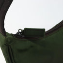 PRADA Hand Bag Nylon Green Auth 152801-10