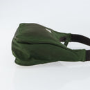 PRADA Hand Bag Nylon Green Auth 152801-3