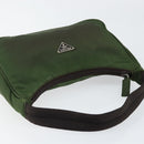 PRADA Hand Bag Nylon Green Auth 152801-6