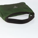 PRADA Hand Bag Nylon Green Auth 152801-7